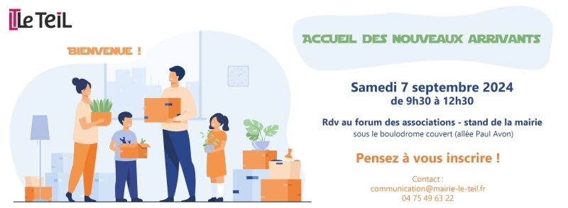 Accueil des nouveaux arrivants sur la commune