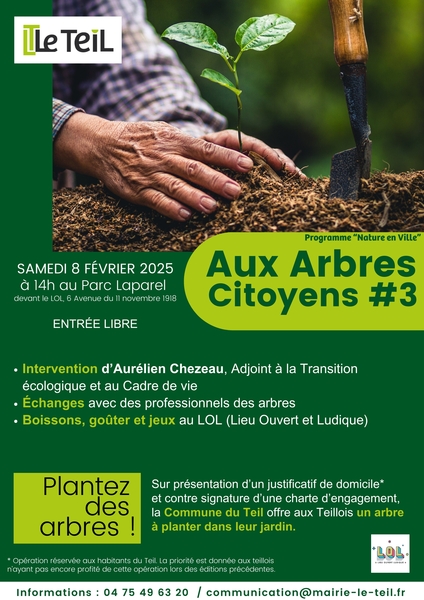 Aux Arbres Citoyens, 3ème Edition