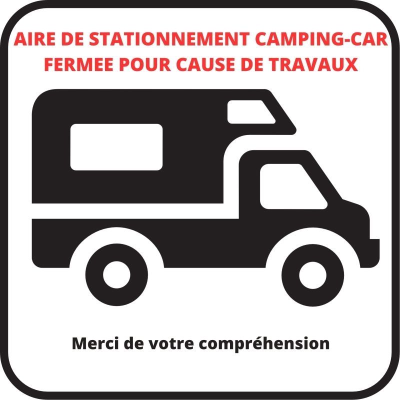 Fermeture de l'aire de camping-car