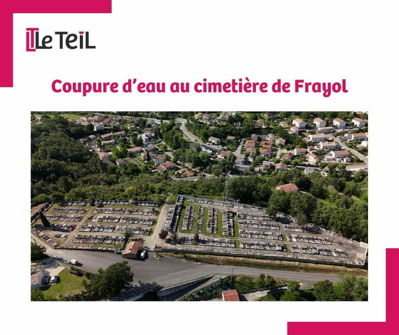 Avis de travaux au cimetière de Frayol Haut