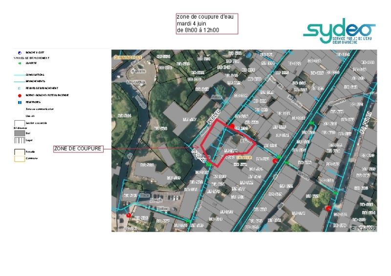 Info travaux : coupure d'eau mardi 4 juin 2024 (rue Kléber, rue du Repos, rue et place Voltaire)