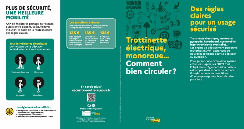 Rappel important pour tous les utilisateurs de trottinette