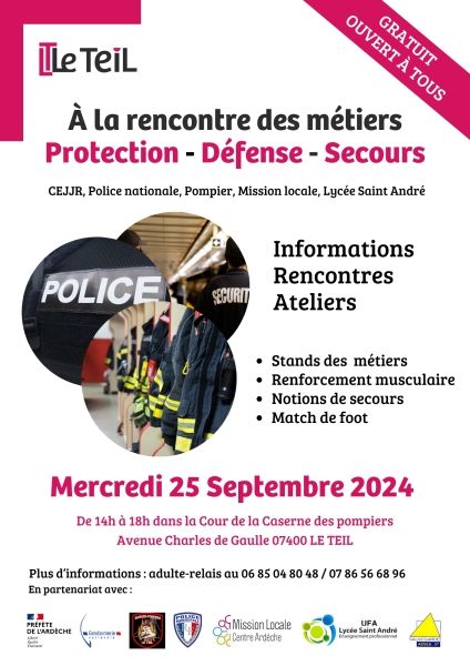 À la rencontre des métiers "Protection - Défense - Secours