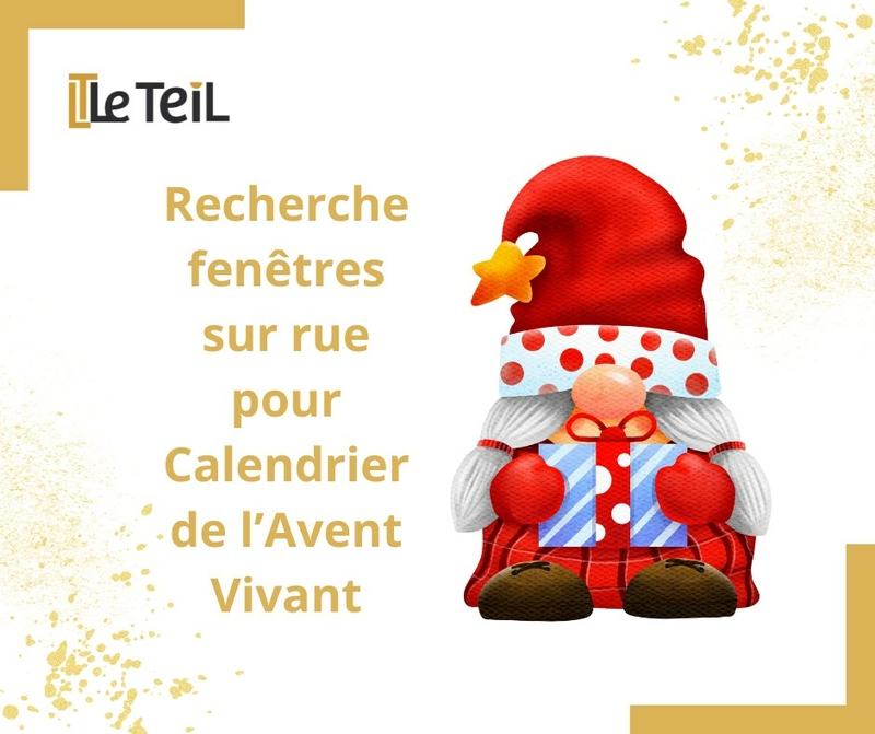 Un calendrier de l’Avent géant au Teil !