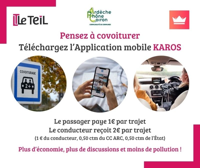 Karos : une application mobile pour covoiturer sur le territoire