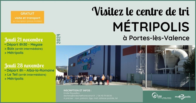 VISITES EXCEPTIONNELLES DU CENTRE DE TRI - Porte-lès-Valence